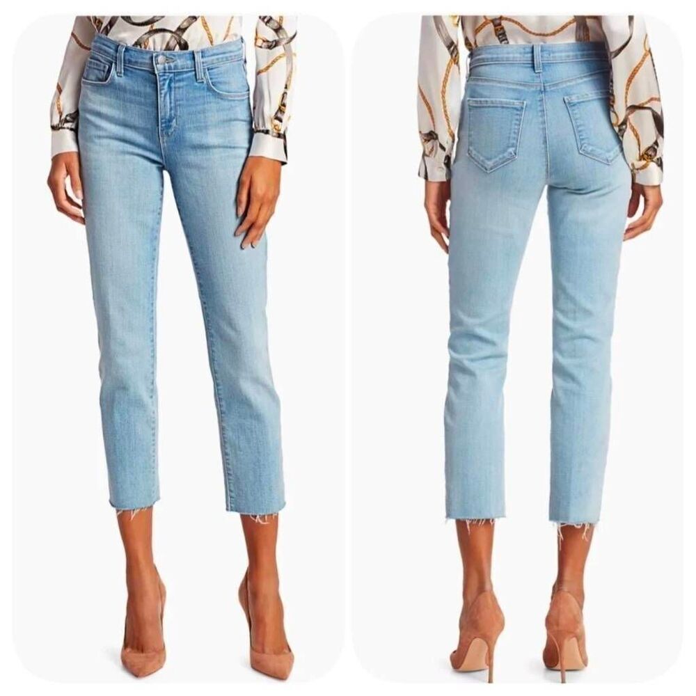 NWT L'AGENCE Sada High-Rise Crop Slim Jeans Size 29